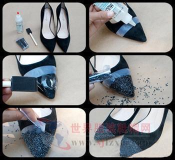 DIY亮片珠飾 獨(dú)一無(wú)二美鞋誕生啦-世界服裝鞋帽網(wǎng)-行業(yè)門戶.全國(guó)十佳電子商業(yè)行業(yè)門戶網(wǎng)站